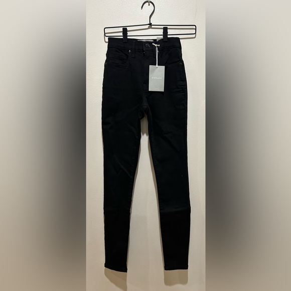 NWT Everlane High Rise Skinny Black Jeans - Women’s Size 23 Regular - Picture 2 of 10